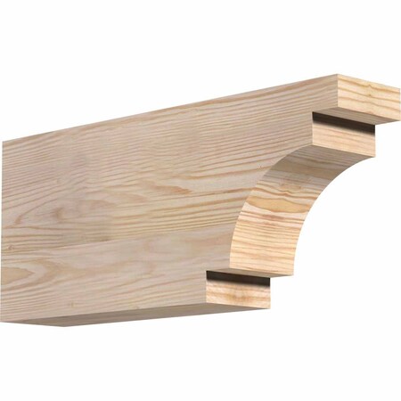 Ekena Millwork Mediterranean Smooth Rafter Tail, Douglas Fir, 3 1/2"W x 8"H x 18"L RFT04X08X18MED00SDF